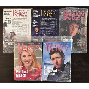 NIP Reader's Digest Magazine Lot Of Five March 1998 - July 1998